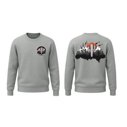 TEAMCACTUS ROUND NECK OVERSIZED SWEATER